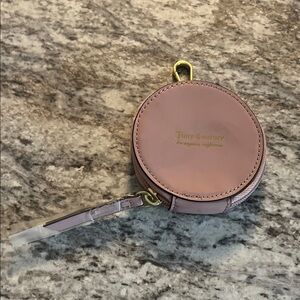 Juicy Couture Blush Pink Coin Pouch Purse Charm NWOT
